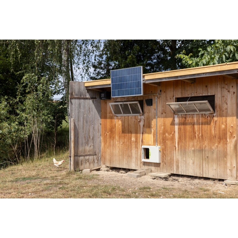 70601 - Module solaire SmartCoop 12 V CC, 100 W, 100 Ah [V] - KERBL - Agrodieren.be - 70601