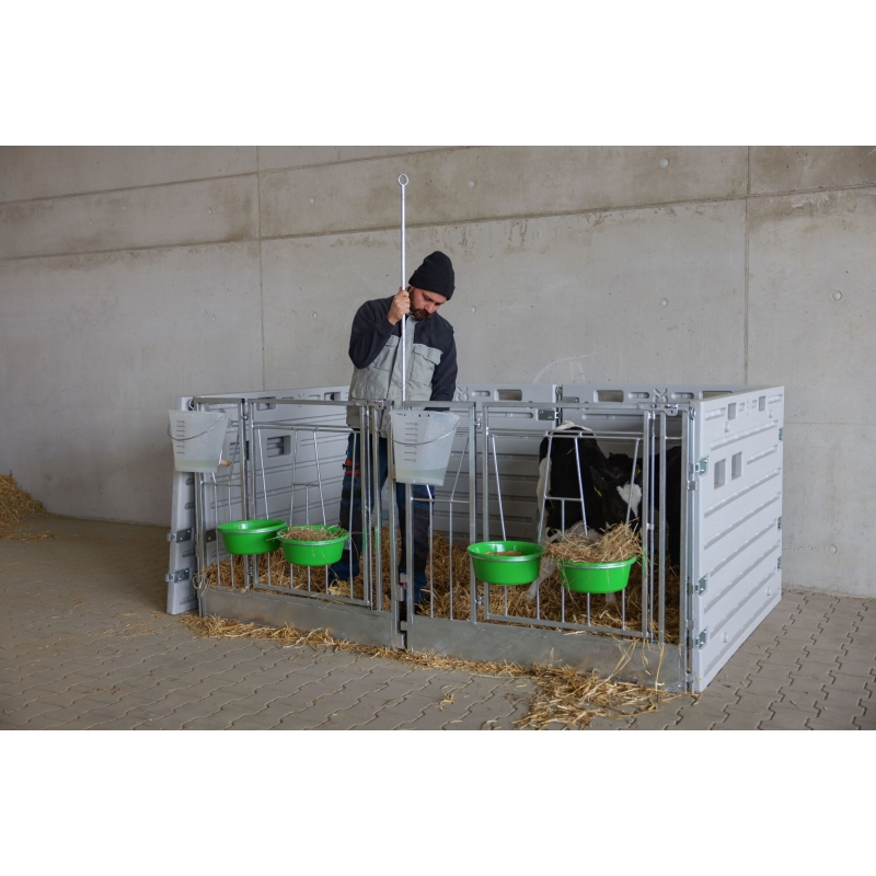 14628 - Modular Calf Box Double Bay free-standing - KERBL - Agrodieren.be - 14628