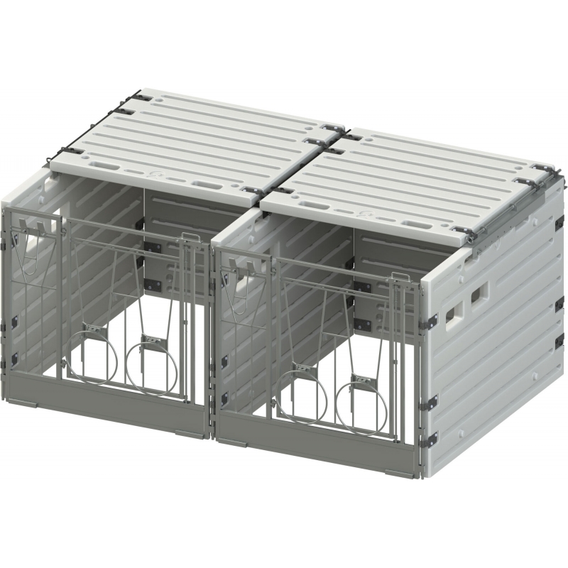 14632 - Support de toit box veaux modulaire avec tige - KERBL - Agrodieren.be - 14632