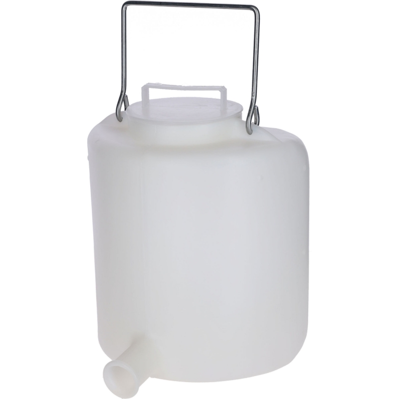 14930 - Biberon veau plastique 6l couvercle et anse métal - KERBL - Agrodieren.be - 14930