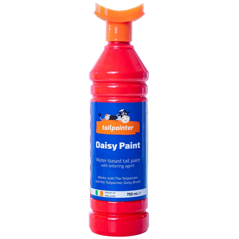 20700 - Daisy Paint incl. borstel, rood, 750 ml - KERBL - Agrodieren.be - 20700