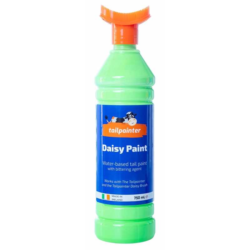 20702 - Daisy Paint incl. borstel, groen, 750 ml - KERBL - Agrodieren.be - 20702