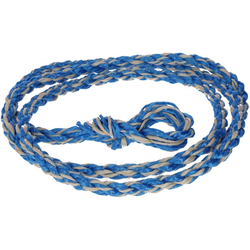 29544 - Veetransp.leidtouw blauw, van sisal 13 mm, 2,2 m - KERBL - Agrodieren.be - 29544