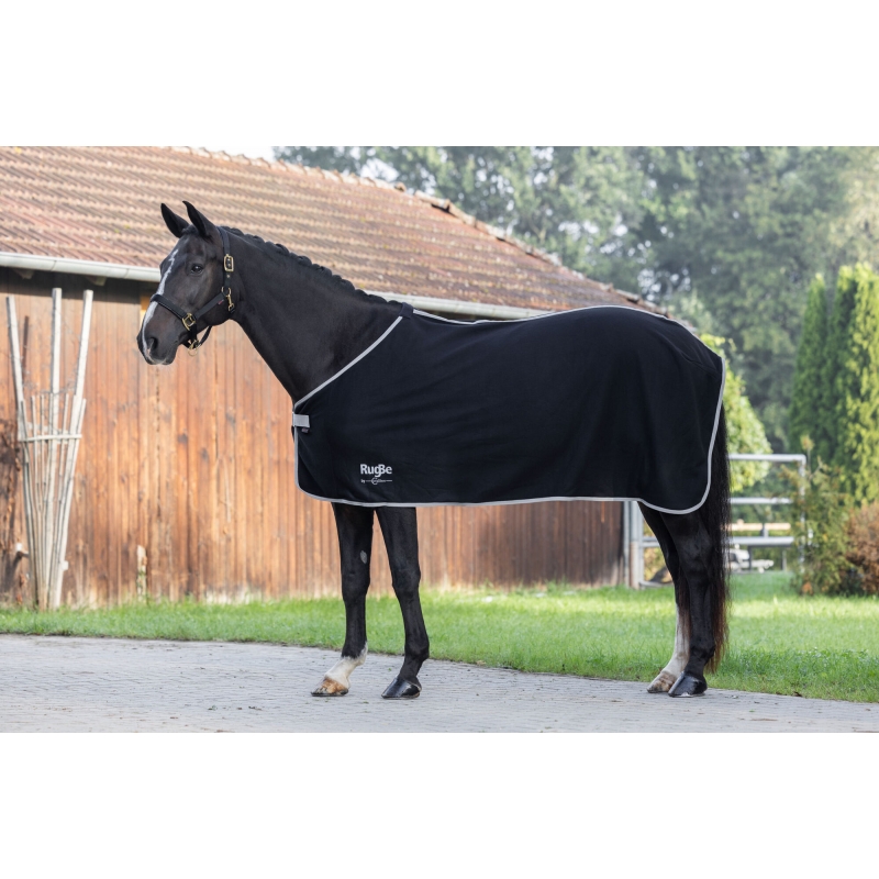 3211608 - Couverture RugBe Economic noire, 165 cm - KERBL - Agrodieren.be - 3211608