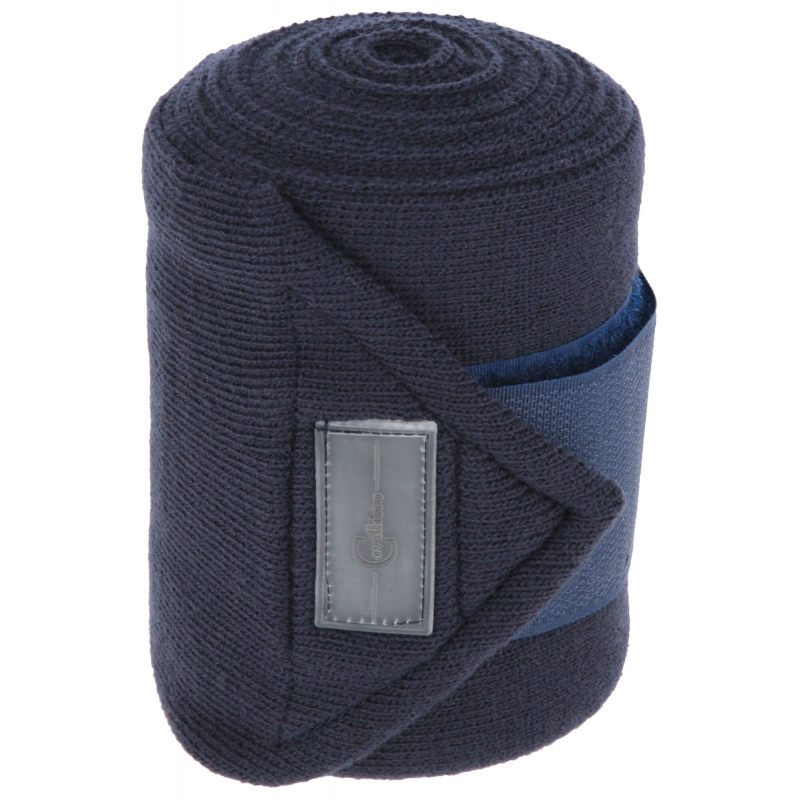 3223984 - Transport- en stalbandage, navy, 4-delige set - KERBL - Agrodieren.be - 3223984