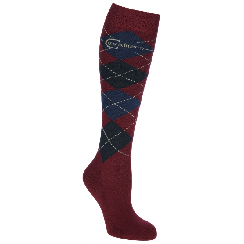 3226318 - Chaussettes Brescia merlot/graphite, taille 34- 36 - KERBL - Agrodieren.be - 3226318