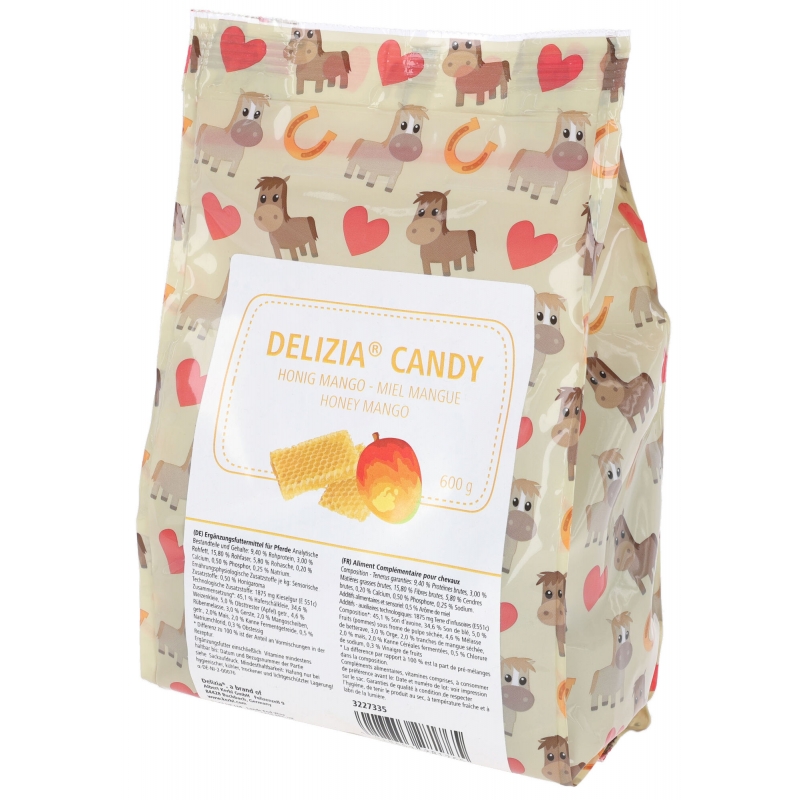 3227335 - Delizia Candy hon./mango 600g  - KERBL - Agrodieren.be - 3227335