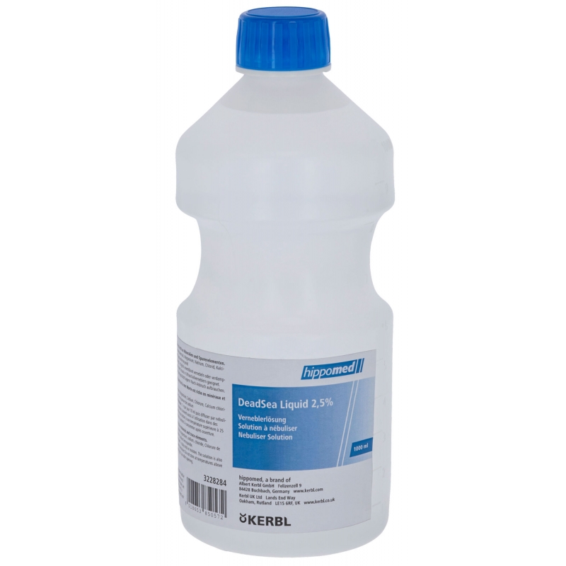 3228284 - Dode Zee-zoutoplossing 2,5 % 1000 ml - KERBL - Agrodieren.be - 3228284