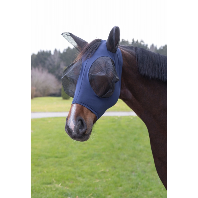 3229053 - Masque anti-mouche FinoStretch bleu, poney - KERBL - Agrodieren.be - 3229053