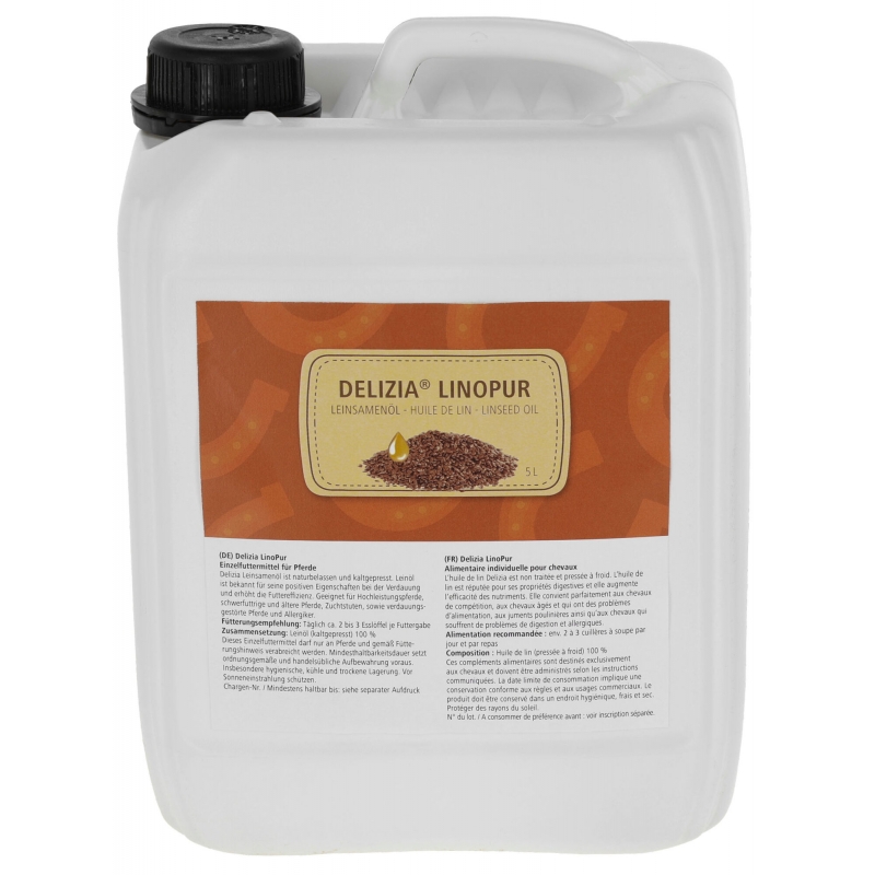 3229057 - Linseed Oil LinoPur 5 L.  - KERBL - Agrodieren.be - 3229057