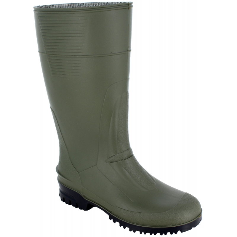 347772 - Botte de travail PVC IDRO HIGH olive/noire, haute pointure 36 - KERBL - Agrodieren.be - 347772