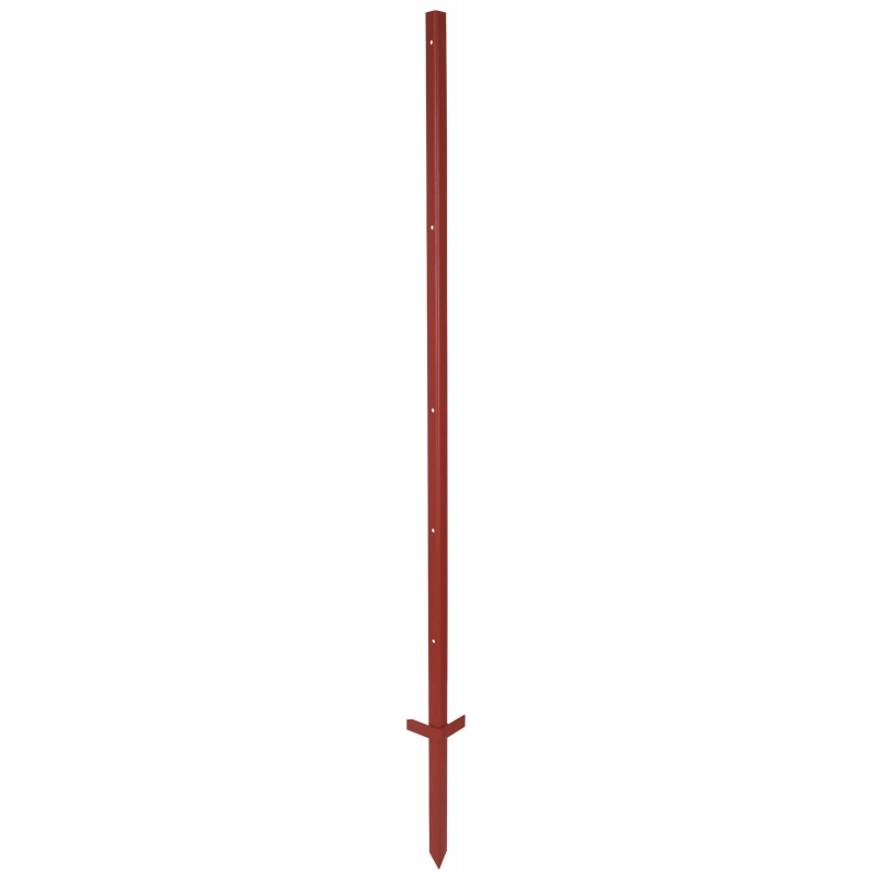 444215 - Piquet d'angle acier rouge, 150cm, 5T, double bêche - KERBL - Agrodieren.be - 444215