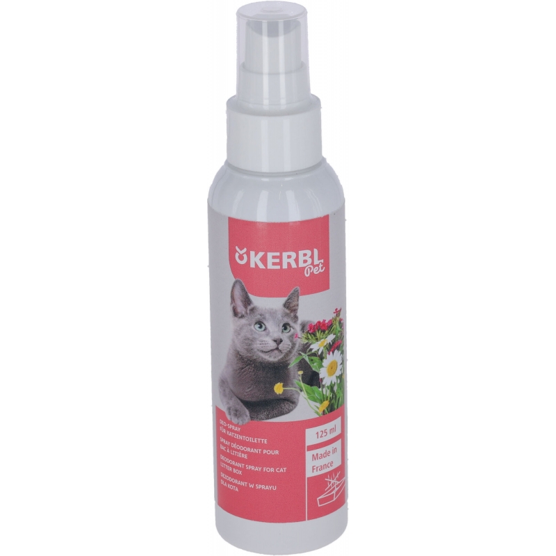 80088 - Deospray voor kattenbakken, 125 ml - KERBL - Agrodieren.be - 80088