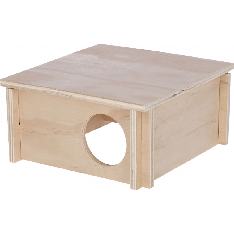 81827 - Hamsterhuis natural 20 x 20 x 10 cm - KERBL - Agrodieren.be - 81827