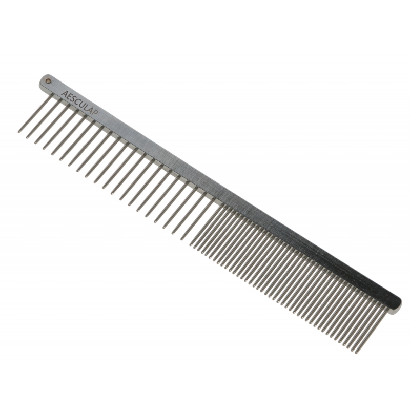 VH402 - Peigne pelage Aesculap inox, 190X30X5 mm - KERBL - Agrodieren.be - VH402