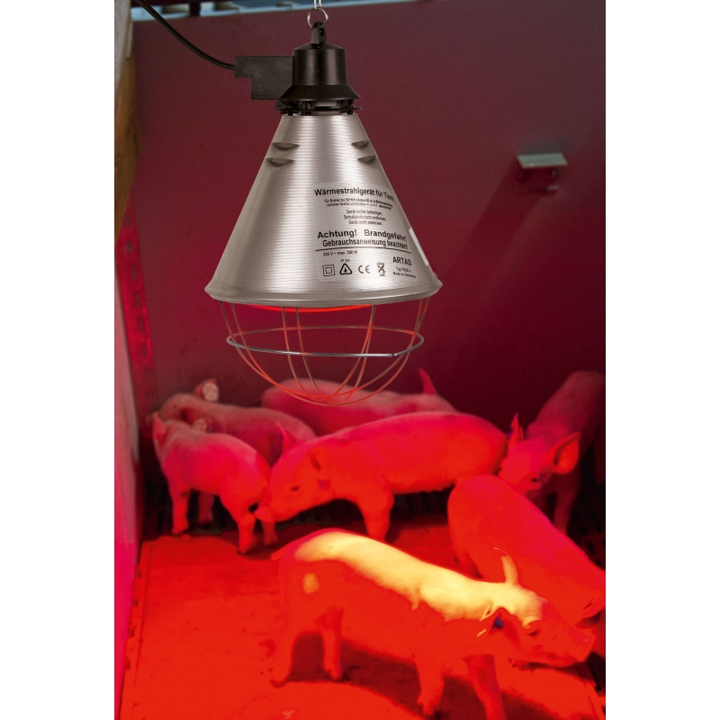 2228 - Protecteur de lampe infrarouge Ø21cm, câble 2,5m - KERBL - Agrodieren.be - 2228