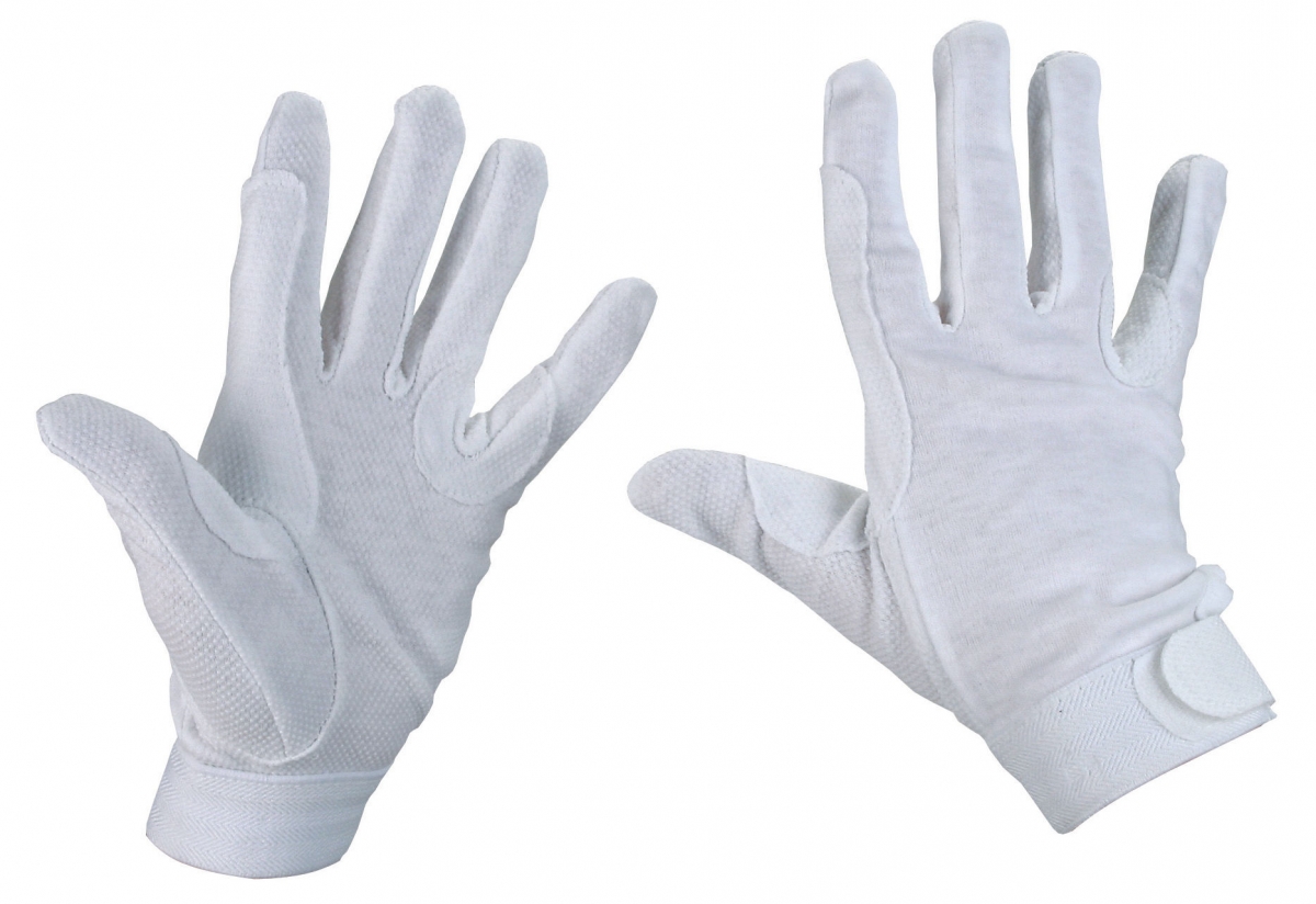 Gants coton blanc (XL)