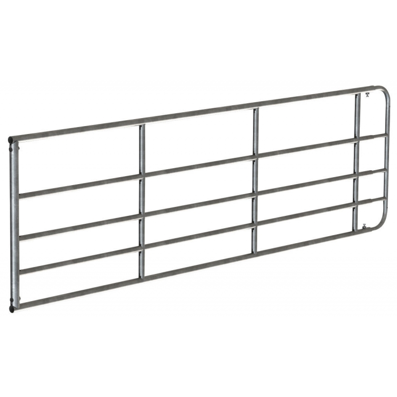 Barrière d'herbage zinguée 90cm, réglable, 3-4m - 442901