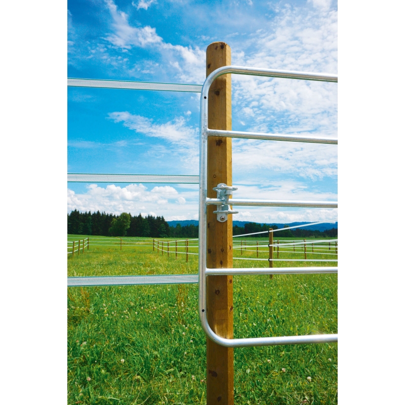 Barrière d'herbage zinguée 110 cm, réglable, 2-3m - 44892