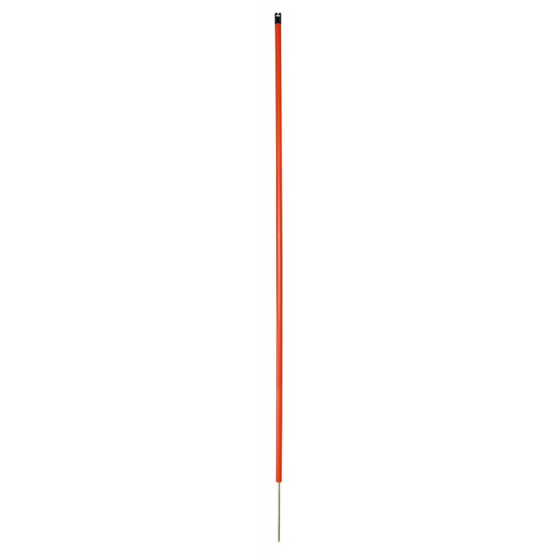 Reservepaal 112 cm enkele pen voor gevogeltenet oranje - 292212-7