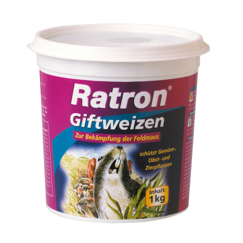 Ratron Giftweizen 1kg-Eimer - 299888